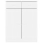 vidaXL Mueble zapatero ALTA madera maciza de pino blanco 77x35x96 cm vidaXL Mueble zapatero ALTA madera maciza de pino blanco 77x35x96 cm