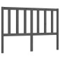 vidaXL Cabecero de cama madera maciza de pino gris 166x4x100 cm vidaXL Cabecero de cama madera maciza de pino gris 166x4x100 cm