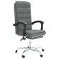vidaXL Silla de oficina reclinable de tela gris oscuro vidaXL Silla de oficina reclinable de tela gris oscuro