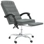 vidaXL Silla de oficina reclinable de tela gris oscuro vidaXL Silla de oficina reclinable de tela gris oscuro