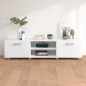 vidaXL Mueble para TV madera de ingeniería blanco 140x40x35 cm