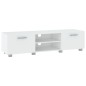vidaXL Mueble para TV madera de ingeniería blanco 140x40x35 cm