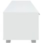 vidaXL Mueble para TV madera de ingeniería blanco 140x40x35 cm