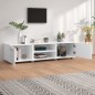 vidaXL Mueble para TV madera de ingeniería blanco 140x40x35 cm