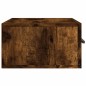 vidaXL Mesitas de noche de pared 2 uds color roble ahumado 35x35x20 cm vidaXL Mesitas de noche de pared 2 uds color roble ahumado 35x35x20 cm