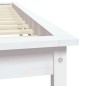 vidaXL Estructura de cama de madera maciza blanca 180x200 cm vidaXL Estructura de cama de madera maciza blanca 180x200 cm