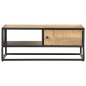 vidaXL Mueble de TV puerta tallada madera de mango rugosa 90x55x36 cm vidaXL Mueble de TV puerta tallada madera de mango rugosa 90x55x36 cm