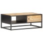 vidaXL Mueble de TV puerta tallada madera de mango rugosa 90x55x36 cm vidaXL Mueble de TV puerta tallada madera de mango rugosa 90x55x36 cm