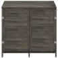 vidaXL Cobertizo de jardín madera abeto maciza antracita 102x52x112 cm vidaXL Cobertizo de jardín madera abeto maciza antracita 102x52x112 cm