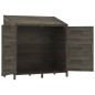 vidaXL Cobertizo de jardín madera abeto maciza antracita 102x52x112 cm vidaXL Cobertizo de jardín madera abeto maciza antracita 102x52x112 cm