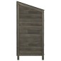 vidaXL Cobertizo de jardín madera abeto maciza antracita 102x52x112 cm vidaXL Cobertizo de jardín madera abeto maciza antracita 102x52x112 cm