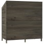 vidaXL Cobertizo de jardín madera abeto maciza antracita 102x52x112 cm vidaXL Cobertizo de jardín madera abeto maciza antracita 102x52x112 cm