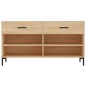 vidaXL Banco zapatero madera de ingeniería roble Sonoma 102x35x55 cm vidaXL Banco zapatero madera de ingeniería roble Sonoma 102x35x55 cm