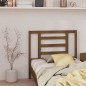 vidaXL Cabecero de cama madera maciza de pino marrón miel 96x4x100 cm