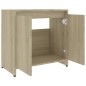 vidaXL Armario de baño madera contrachapada color roble 60x33x61 cm vidaXL Armario de baño madera contrachapada color roble 60x33x61 cm