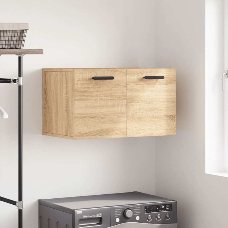 vidaXL Armario de pared madera ingeniería roble Sonoma 60x36,5x35 cm