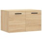 vidaXL Armario de pared madera ingeniería roble Sonoma 60x36,5x35 cm