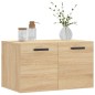 vidaXL Armario de pared madera ingeniería roble Sonoma 60x36,5x35 cm