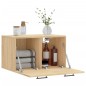 vidaXL Armario de pared madera ingeniería roble Sonoma 60x36,5x35 cm