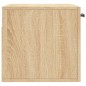 vidaXL Armario de pared madera ingeniería roble Sonoma 60x36,5x35 cm