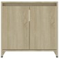 vidaXL Armario de baño madera contrachapada color roble 60x33x61 cm vidaXL Armario de baño madera contrachapada color roble 60x33x61 cm