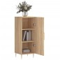 vidaXL Aparador madera contrachapada color roble Sonoma 34,5x34x90 cm vidaXL Aparador madera contrachapada color roble Sonoma 34,5x34x90 cm