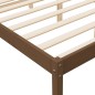 vidaXL Cama personas mayores madera maciza pino marrón miel 100x200 cm vidaXL Cama personas mayores madera maciza pino marrón miel 100x200 cm