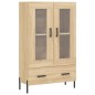 vidaXL Aparador alto madera de ingeniería roble Sonoma 69,5x31x115 cm vidaXL Aparador alto madera de ingeniería roble Sonoma 69,5x31x115 cm