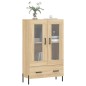 vidaXL Aparador alto madera de ingeniería roble Sonoma 69,5x31x115 cm vidaXL Aparador alto madera de ingeniería roble Sonoma 69,5x31x115 cm