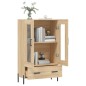 vidaXL Aparador alto madera de ingeniería roble Sonoma 69,5x31x115 cm vidaXL Aparador alto madera de ingeniería roble Sonoma 69,5x31x115 cm