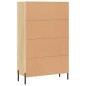 vidaXL Aparador alto madera de ingeniería roble Sonoma 69,5x31x115 cm vidaXL Aparador alto madera de ingeniería roble Sonoma 69,5x31x115 cm