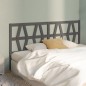 vidaXL Cabecero de cama madera maciza de pino gris 206x4x100 cm vidaXL Cabecero de cama madera maciza de pino gris 206x4x100 cm