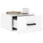 vidaXL Mesita de noche de pared blanco brillo 35x35x20 cm vidaXL Mesita de noche de pared blanco brillo 35x35x20 cm