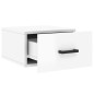 vidaXL Mesita de noche de pared blanco brillo 35x35x20 cm vidaXL Mesita de noche de pared blanco brillo 35x35x20 cm