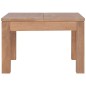 vidaXL Mesa de centro madera teca maciza acabado natural 60x60x40 cm vidaXL Mesa de centro madera teca maciza acabado natural 60x60x40 cm