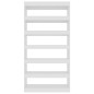 vidaXL Estantería madera contrachapada blanco brillo 100x30x198 cm vidaXL Estantería madera contrachapada blanco brillo 100x30x198 cm