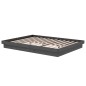 vidaXL Estructura de cama matrimonial madera maciza gris 135x190cm vidaXL Estructura de cama matrimonial madera maciza gris 135x190cm
