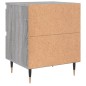 vidaXL Mesita de noche 2 uds madera ingeniería gris Sonoma 40x35x50 cm vidaXL Mesita de noche 2 uds madera ingeniería gris Sonoma 40x35x50 cm