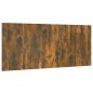 vidaXL Cabecero cama madera contrachapada roble ahumado 200x1,5x80 cm vidaXL Cabecero cama madera contrachapada roble ahumado 200x1,5x80 cm