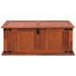 vidaXL Baúl de almacenamiento de madera maciza de acacia 90x45x40 cm vidaXL Baúl de almacenamiento de madera maciza de acacia 90x45x40 cm
