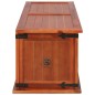 vidaXL Baúl de almacenamiento de madera maciza de acacia 90x45x40 cm vidaXL Baúl de almacenamiento de madera maciza de acacia 90x45x40 cm