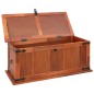 vidaXL Baúl de almacenamiento de madera maciza de acacia 90x45x40 cm vidaXL Baúl de almacenamiento de madera maciza de acacia 90x45x40 cm