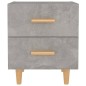 vidaXL Mesita de noche 2 unidades gris hormigón 40x35x47,5 cm vidaXL Mesita de noche 2 unidades gris hormigón 40x35x47,5 cm