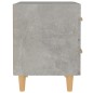 vidaXL Mesita de noche 2 unidades gris hormigón 40x35x47,5 cm vidaXL Mesita de noche 2 unidades gris hormigón 40x35x47,5 cm