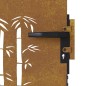 vidaXL Puerta de jardín acero corten diseño bambú 85x100 cm vidaXL Puerta de jardín acero corten diseño bambú 85x100 cm