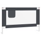 vidaXL Barandilla de seguridad cama de niño gris oscuro tela 120x25 cm vidaXL Barandilla de seguridad cama de niño gris oscuro tela 120x25 cm