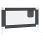 vidaXL Barandilla de seguridad cama de niño gris oscuro tela 120x25 cm vidaXL Barandilla de seguridad cama de niño gris oscuro tela 120x25 cm
