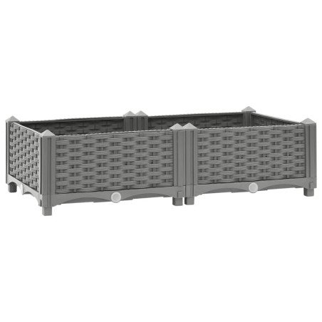 vidaXL Arriate polipropileno 80x40x23 cm