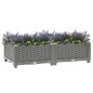 vidaXL Arriate polipropileno 80x40x23 cm vidaXL Arriate polipropileno 80x40x23 cm