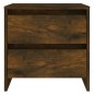 vidaXL Mesita noche 2 unidades roble ahumado 45x34,5x44,5 cm vidaXL Mesita noche 2 unidades roble ahumado 45x34,5x44,5 cm